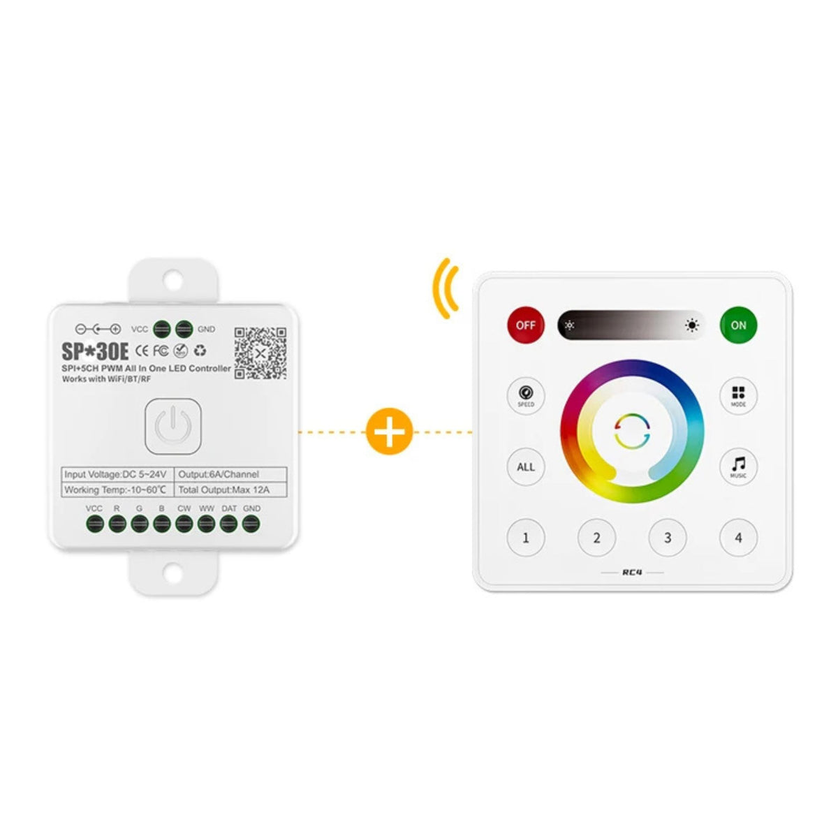 SP530E All-in-One LED Controller, Chasing & Dynamic Effects