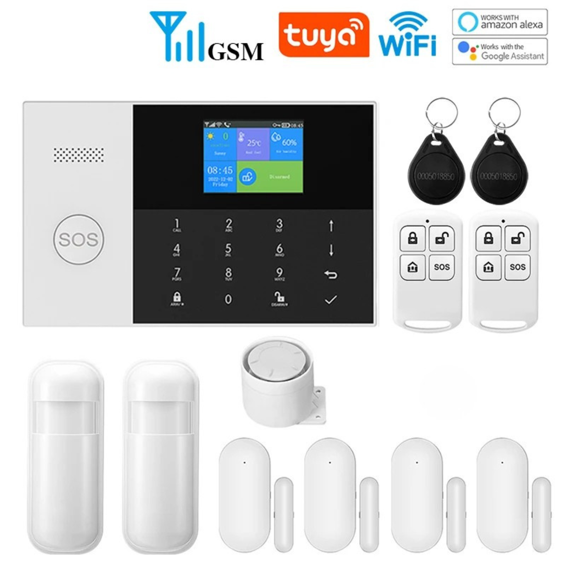 Complete Wi-Fi/GSM Alarm System - Protection Even During Outages