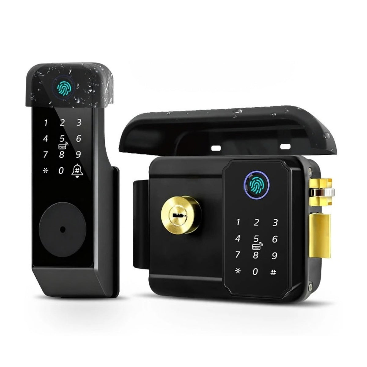 Smart Gate Lock - Fingerprint, PIN, Card & App Access