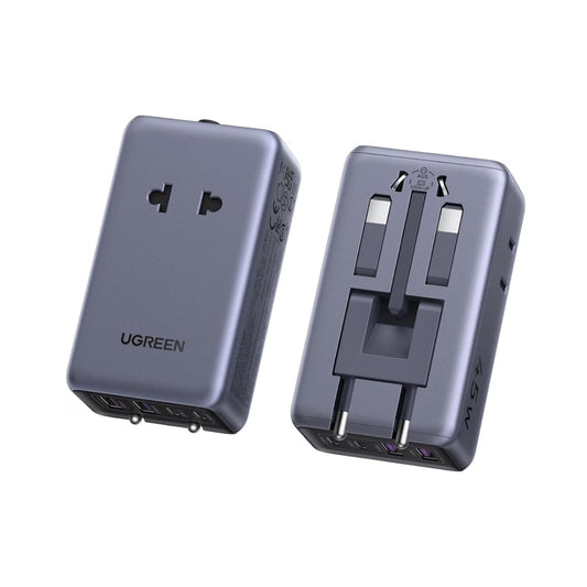 UGREEN 45W Universal Travel Adapter - Power 6 Devices at Once