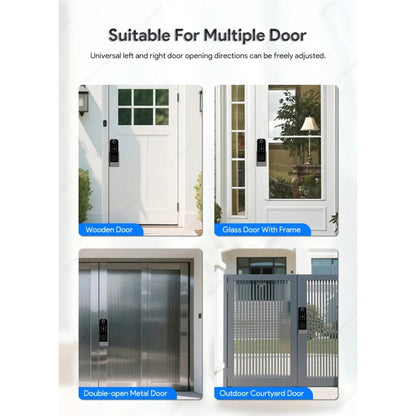Smart Gate Lock - Fingerprint, PIN, Card & App Access