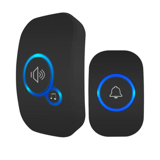 Wireless Doorbell, 500ft Range, LED Light, 32 Songs, Easy Install
