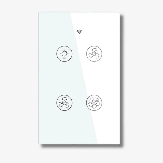 MOES Smart Ceiling Fan Light Switch – App & Voice Control for 3-Speed Comfort