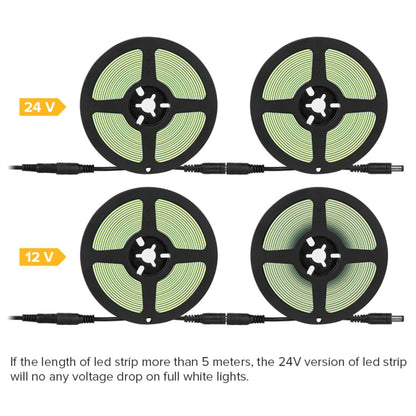 FCOB LED Strip Light – Smooth Dot-Free Lighting for Cabinets, Ceilings and Shelves
