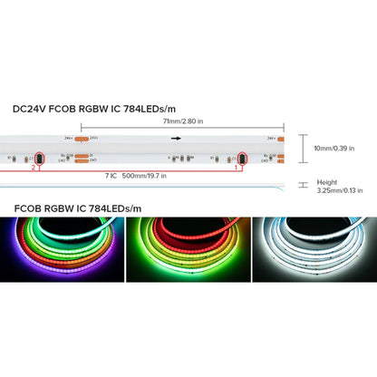 RGBW COB LED Strip Light  – Control Lighting Effects Across Your Space