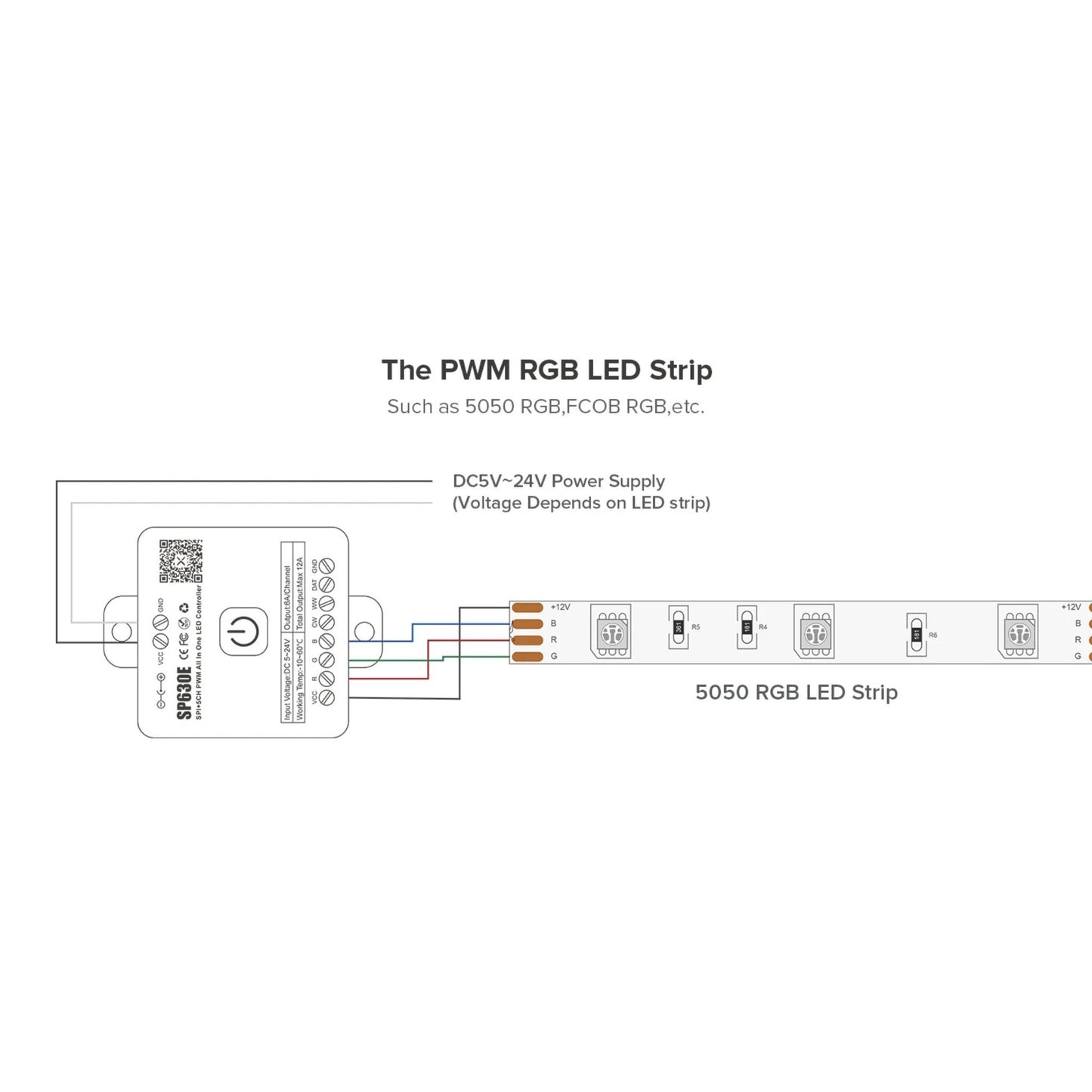 BTF-LIGHTING SP630E LED Controller – Works With Most LED Strips