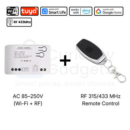 CH1 Wi-Fi/RF Smart Dry Contact Relay – Control Gates & Doors Remotely