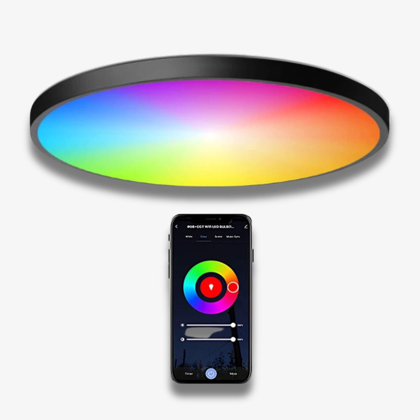 Smart RGB Ceiling Light - Change Your Room Color From Your Phone