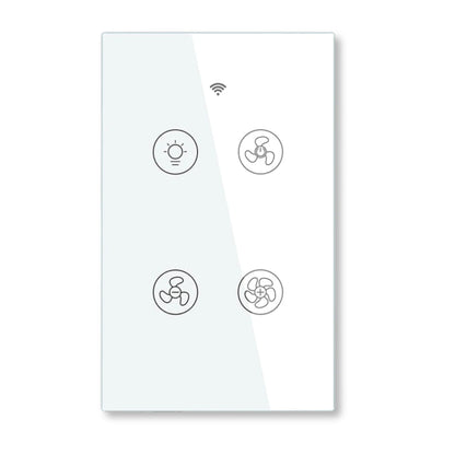 MOES Wi-Fi RF Smart Ceiling Fan Light Switch, 3-Speed Control, Smart Life/Tuya, Alexa & Google Compatible