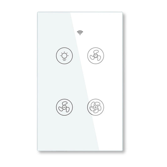MOES Wi-Fi RF Smart Ceiling Fan Light Switch, 3-Speed Control, Smart Life/Tuya, Alexa & Google Compatible