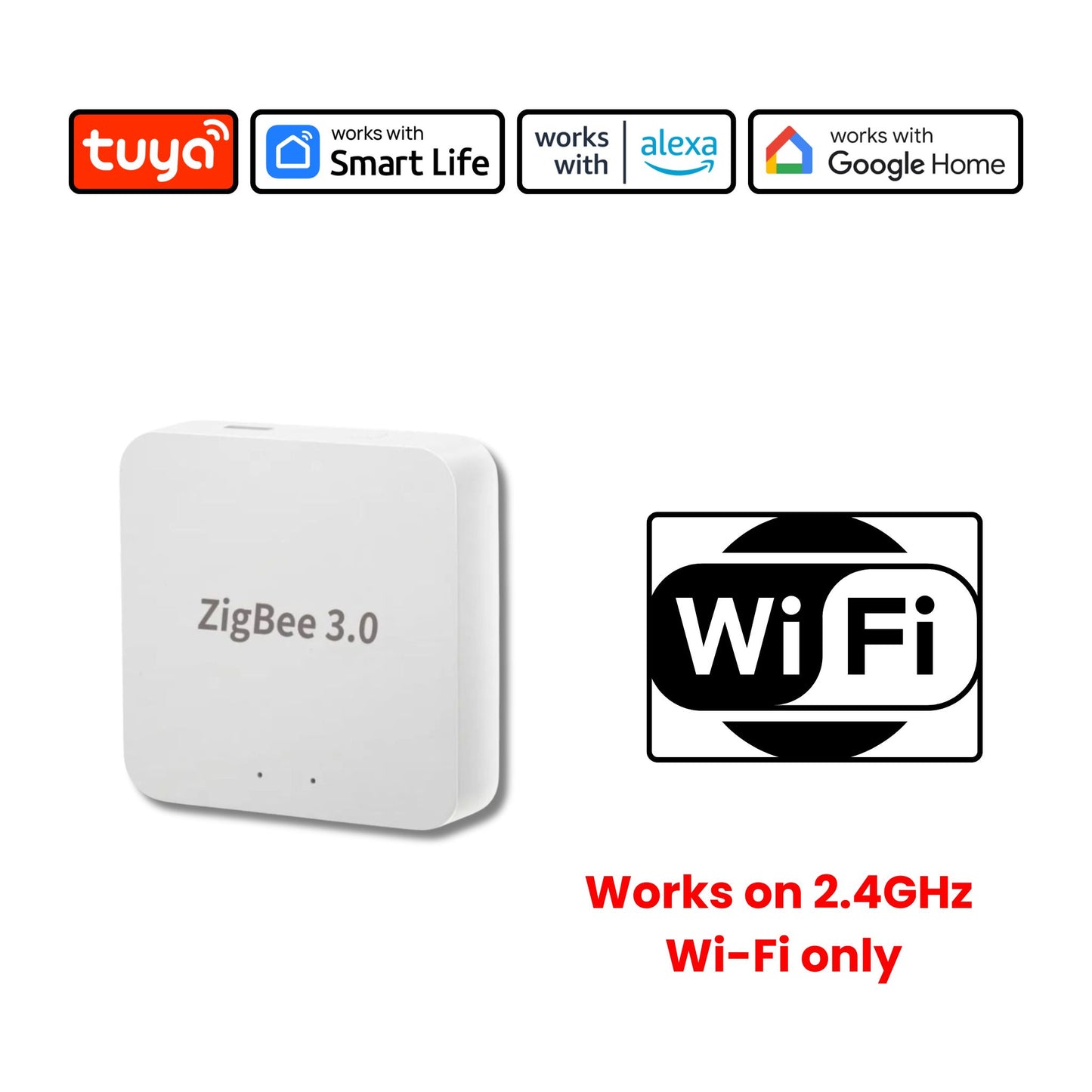 Wi-Fi/Bluetooth ZigBee 3.0 Gateway Hub – Connect All Your Smart Devices in One Place