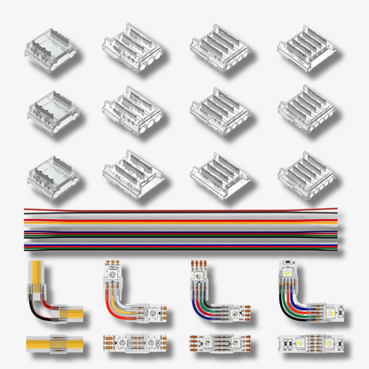 LED Strip Extension Connector with Wire – Extend LED Strips Without Soldering
