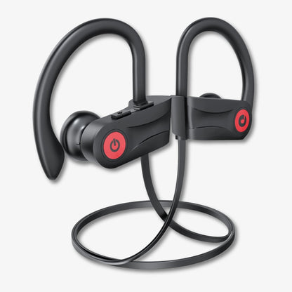 U18 Wireless Sports Earbuds – 16H Playtime, Deep Bass, IPX7 Waterproof, Secure Fit for Running & Outdoor Use