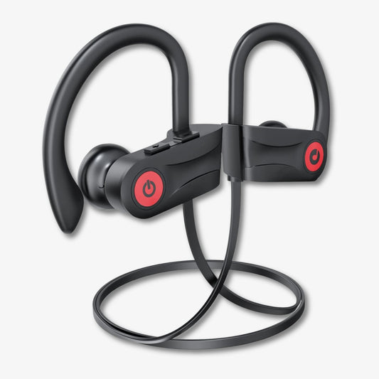 U18 Wireless Sports Earbuds – 16H Playtime, Deep Bass, IPX7 Waterproof, Secure Fit for Running & Outdoor Use