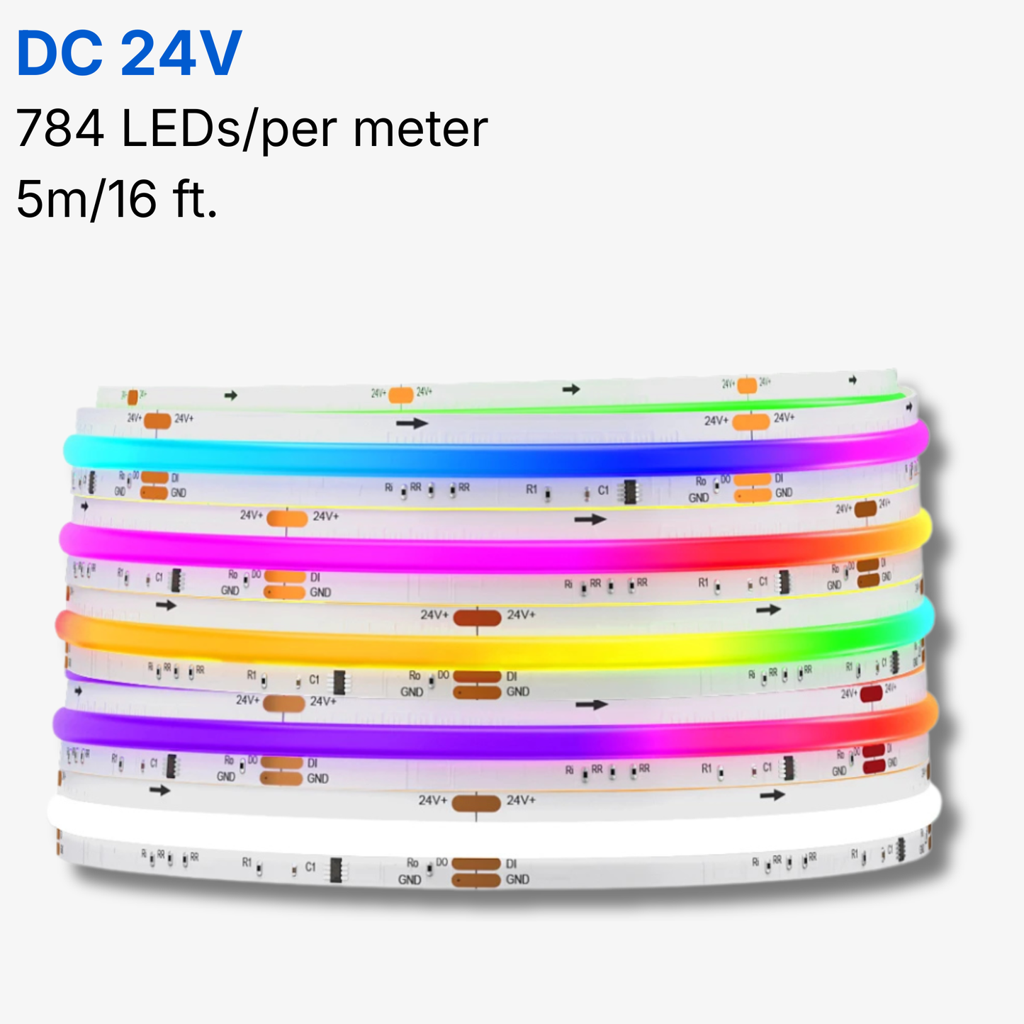 RGBW COB LED Strip Light  – Control Lighting Effects Across Your Space