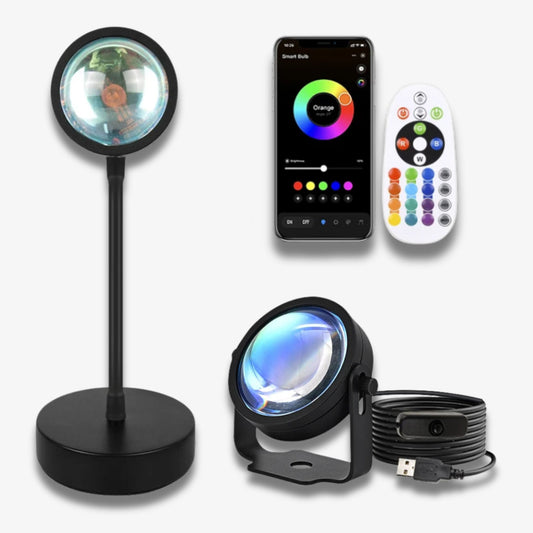 Smart Sunset Lamp - Transform Any Room With a Beautiful Color Glow