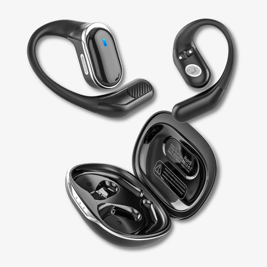T6 Wireless Bone Conduction Sports Earbuds – 50H Playtime, IPX7 Waterproof, ENC Calls, Safe for Running & Fitness