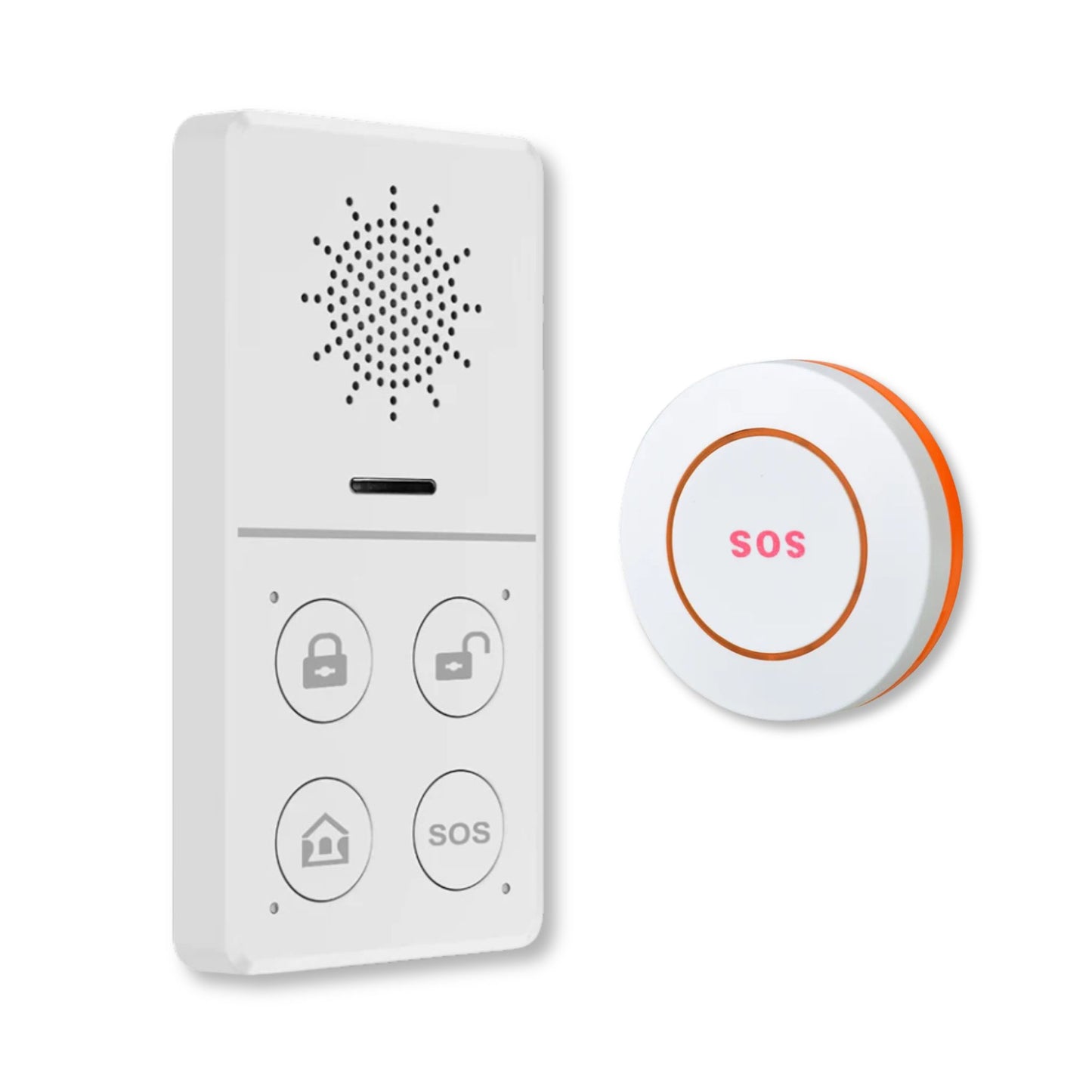 Wi-Fi Smart Burglar Security Alarm System, 130dB Loud Siren, App & Voice Control for Tuya, Smart Life, Alexa & Google Home