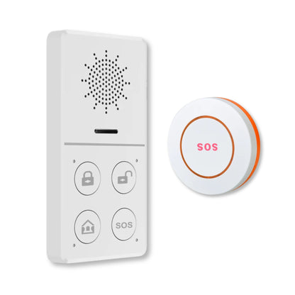 Wi-Fi Smart Burglar Security Alarm System, 130dB Loud Siren, App & Voice Control for Tuya, Smart Life, Alexa & Google Home