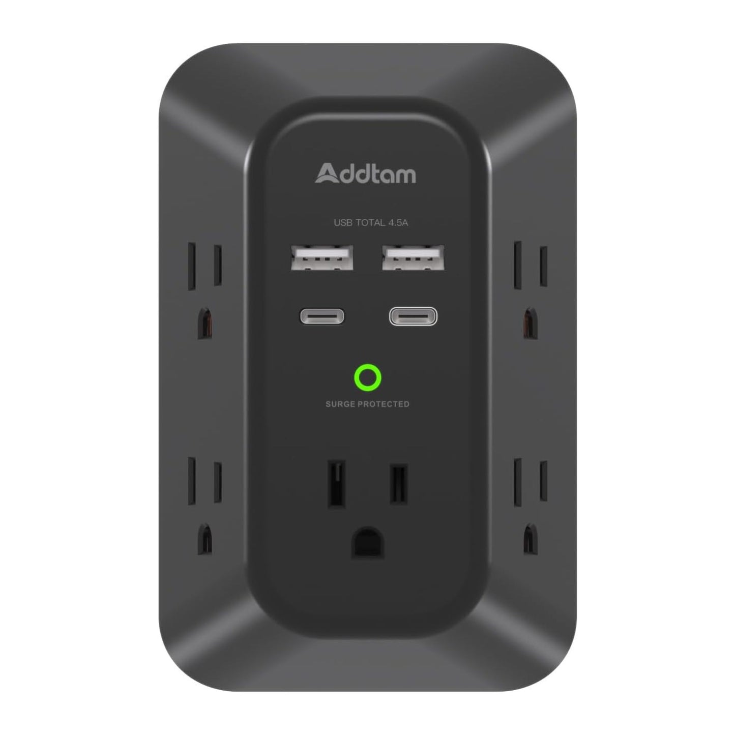 9-in-1 USB Wall Charger with Surge Protection – Power & Charge All Devices Safely