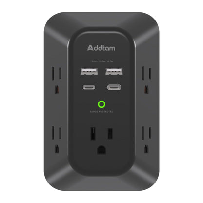 9-in-1 USB Wall Charger with Surge Protection – Power & Charge All Devices Safely