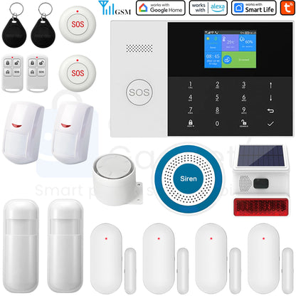 Complete Wi-Fi/GSM Alarm System Bundle – Protection Even Without Internet Or Power