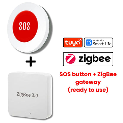 ZigBee Smart SOS Emergency Button, Get Help with One Press