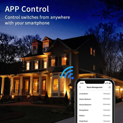 Smart Light Switch, App & Voice Control Alexa & Google Compatible