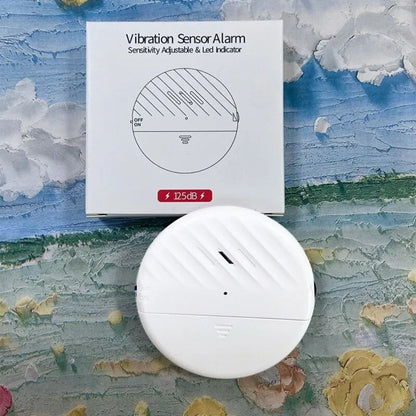 Door and Window Vibration Sensor Alarm, 125dB, Anti-Theft