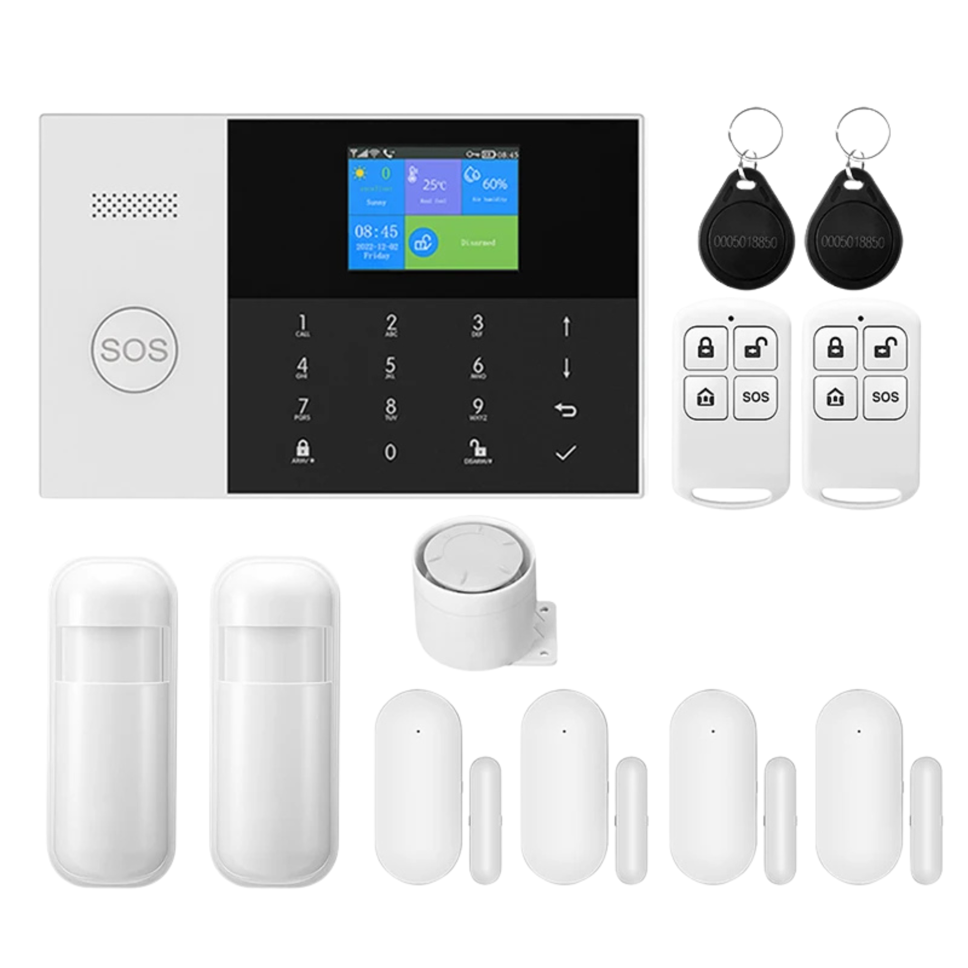 Complete Wi-Fi/GSM Alarm System - Protection Even During Outages