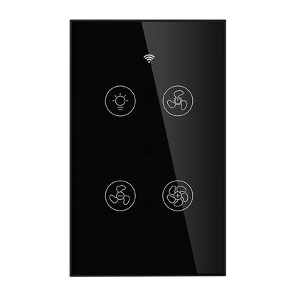 MOES Wi-Fi RF Smart Ceiling Fan Light Switch, 3-Speed Control, Smart Life/Tuya, Alexa & Google Compatible